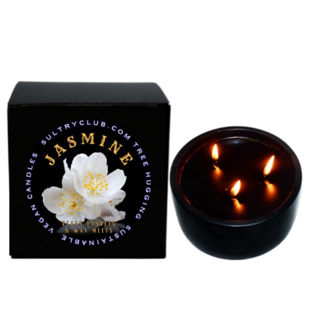 BLACK JASMINE 3 WICK CANDLE